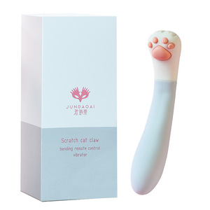 Masseur vibrant télécommandé pour femmes, design en forme de patte de chat pliable, jouet pour adultes - Product Image 6
