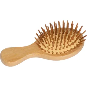 Spazzola per Capelli Ecologica in Bambù KLARA, Prodotto Artigianale Sostenibile - Product Image 1