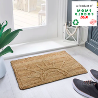 Tapis d'intérieur en Jute naturel, tapis d'intérieur tissé à la main, demi-cercle, fait à la main, réversible, décoration de la maison, tapis de sol, tapis de chiffon