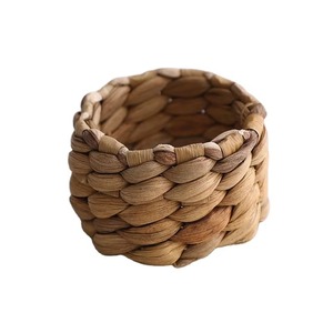 Porte-anneau de serviette en jute tissé à la main pour décor de table de mariage Boho événements de fête hôtel salle à manger Style écologique de l'Inde - Product Image 2