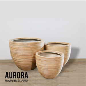 Pots et jardinières en fibre de verre écologiques, design personnalisé, fabriqués au Vietnam, avec trou de drainage, durables, pour usage domestique, prix d'usine - Product Image 3