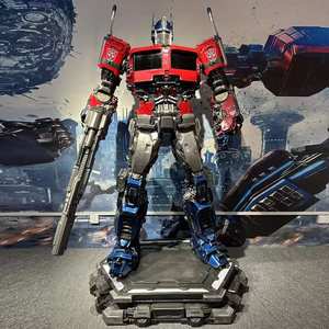 Venta de fábrica Esculturas de Arte de resina de fibra de vidrio para exteriores de tamaño real Bumble <span class=keywords><strong>Bee</strong></span> Robot Optimus Prime Transformer - Product Image 6