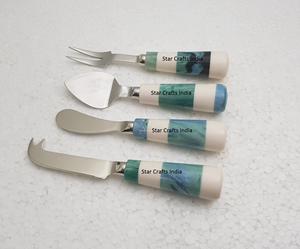 Latest <b>Cheese</b> Utensils Resin Made Creative Handle & Stainless Steel with Silver Plated of <b>Cheese</b> <b>Knife</b> <b>Set</b> <b>Cheese</b> Tools - Product Image 6