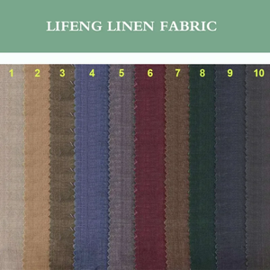 Tela DE LINO europea certificada al por mayor 115 '' / 292 cm extra ancho peso medio OEKO-Tex 100 para niños vestido yarda Metro - Product Image 4