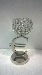 Bougeoir en cristal, décoration de la maison, autre support de bougie brillant, pour l'intérieur et l'extérieur - Product Image 3