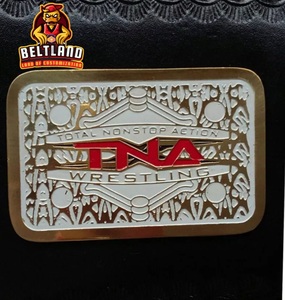 เข็มขัดแชมป์มวยปล้ำรุ่นเฮฟวี่เวท TNA IMPACT X Division สำหรับผู้ใหญ่ ทำจากสังกะสี หนา 2 มม. 4 มม. - Product Image 3