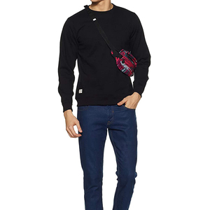 High Quality 100% Cotton Autumn Custom Color Fleece Crewneck Hoodie <b>Men</b> Fashion Custom Logo Sportswear Breathable Eco-Friendly - Product Image 3