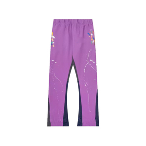 Pantalon évasé unisexe en coton polaire avec impression personnalisée de logo épais et lourd GSM nouveau style de pantalon pour hommes au meilleur prix - Product Image 6