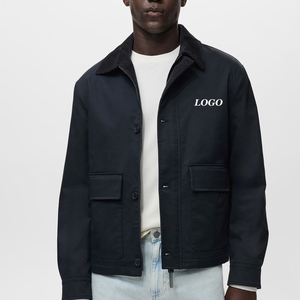 Chaqueta Personalizada para Hombre con Cierre de Botones, Material Transpirable, Cuello Camisero, Mangas Largas, Servicio OEM, Precio al por Mayor - Product Image 1