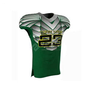 Uniforme de fútbol americano personalizado para Equipo Nacional Estilo único con mangas cortas transpirables de talla grande - Product Image 3