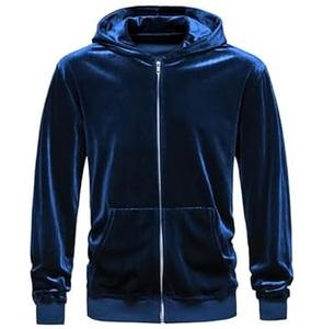 Sweatshirts à capuche en velours à fermeture éclair personnalisés pour femmes coupe-vent pour femmes en automne saison Service OEM avec logo personnalisé - Product Image 1