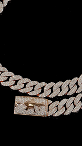 สร้อยคิวบาแบบ Iced Out ประดับเพชร VVS มอยส์ซาไนต์ สร้อยหรูหรา ดีไซน์โดดเด่น เงินแท้ 925 สไตล์ฮิปฮอป สำหรับทุกเพศ - Product Image 5