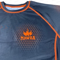 Dernier design 2024, nouvelle chemise de combat MMA grande taille, respirante, à séchage rapide, compressive, écologique, antibactérienne, logo personnalisé