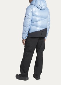 Chaqueta acolchada para hombre 2025, Abrigo acolchado pesado con capucha ancha, chaqueta de invierno resistente a la intemperie para hombre - Product Image 4