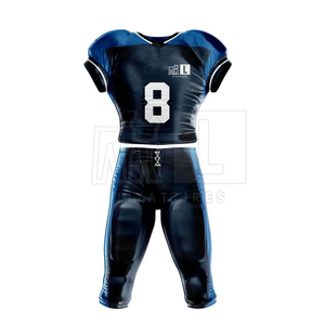 Meilleure vente conception personnalisée uniforme de football américain haut tendance respirant à manches courtes vêtements de pratique - Product Image 1