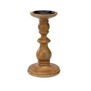 Candelabro de pilar de madera de mango hecho a mano, el mejor candelero de decoraciones navideñas para el hogar del proveedor personalizado - Product Image 6