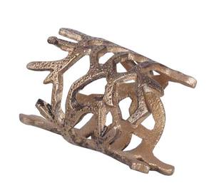 Anillo para Servilletas de Mesa de Boda, Anillo de Servilletas Metálico de Cobre de Lujo, Anillo para Servilletas de Diseño Moderno, Decorativo Hecho a Mano - Product Image 3