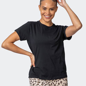 Camiseta extragrande 100% algodón para mujer, logotipo personalizado, impresión digital ecológica de alta calidad - Product Image 2