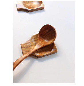 Venta caliente cuchara de madera descanso accesorios de cocina cuchara descanso ensalada para vajilla accesorio por debajo de su presupuesto - Product Image 4