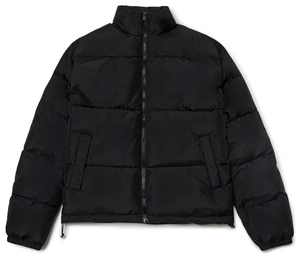 Veste matelassée épaisse d'hiver chaude à col montant, à blocs de couleur, zippée, style ski, rembourrage surdimensionné pour hommes - Product Image 1