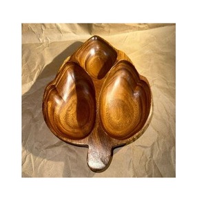 Bol en bois forme de mangue bol en bois fonctionnel incroyable bol de service en bois prix le plus bas - Product Image 1