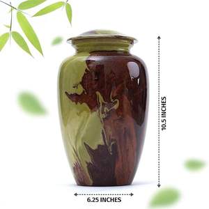 โกศทองเหลืองสำหรับขี้เถ้ามนุษย์ข้อเสนอล่าสุดสำหรับงานศพปรับแต่งโลโก้ได้ตามต้องการ - Product Image 3