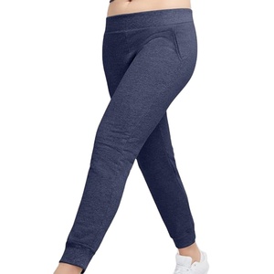 Venta al por mayor de las mujeres Flare Jogger pantalones y pantalones 100% algodón transpirable suave holgado de pierna ancha recta pantalones de chándal 2026 - Product Image 2