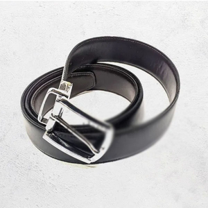 Cinturón de Cuero Vacuno Personalizable de Diseño Nuevo de Fábrica para Hombre y Mujer, Estilo Casual, Hebilla Cuadrada de Aleación, Sólido, Impermeable y Duradero - Product Image 6