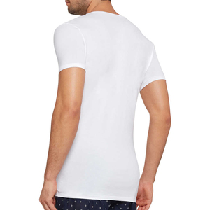 เสื้อยืดฮิปฮอปผ้าฝ้าย100% สำหรับผู้ชายลายสีทึบออกแบบโลโก้ได้ตามต้องการ - Product Image 3