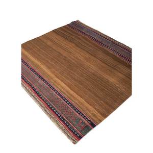 พรมขนสัตว์ทำมือลายทางสีเบจและสีน้ำตาล รุ่น Nayaab Classic สำหรับห้องนอนและห้องนั่งเล่น รุ่น Paem-948 สำหรับวัยรุ่น - Product Image 2