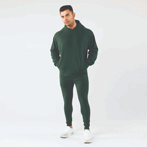 ชุดวอร์ม2ชิ้นสำหรับฤดูหนาวกางเกงผ้าฟลีซผ้าฝ้ายแบบลำลองแนวสตรีทแวร์ - Product Image 1