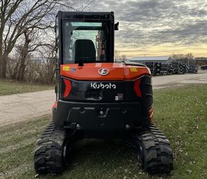 Kubota U48-5 Mini Excavator 2449 LIGHT Hours 6M/500hr PWT & HYD Rubber tracks. Enclosed cab heat, A/<b>C</b> - Product Image 6