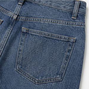 <b>Women's</b> Wide Leg Denim <b>Jeans</b> Pants Fashionable Design Zipper Fly Denim <b>Jeans</b> <b>For</b> <b>Women</b> Export Competitive Price Breathable - Product Image 5