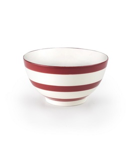 Bol de petit-déjeuner en céramique rouge Biarritz 13,4 cm (Ibili 688010) - Product Image 1