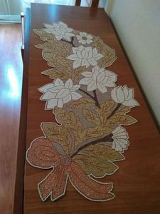 Handmade Elegant Rectangular <b>Glass</b> <b>Table</b> Coaster Stylish Beaded Green Beads <b>Mats</b> Pads Home Furnishing Product - Product Image 4