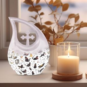 Grossiste Urnes personnalisées pour adulte maman et papa Grandes urnes pour cendres humaines Urnes imprimées de taille personnalisée - Product Image 3