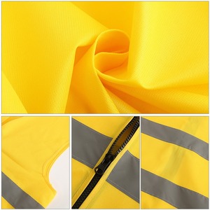Chaleco Reflectante de Seguridad de Manga Corta, Polo de Alta Visibilidad con Logotipo Personalizable - Product Image 4