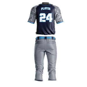 La mejor calidad, uniforme de Béisbol Juvenil personalizado OEM, impresión transpirable, conjuntos de ropa al por mayor, Béisbol Juvenil por sublimación de poliéster - Product Image 5