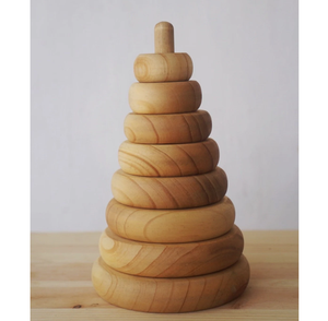 Eco-Friendly Handmade Recycled Wooden Stacking Tower <b>Building</b> <b>Blocks</b> Polished Customizable Color Tumbler Tower Decorative Wood - Product Image 1