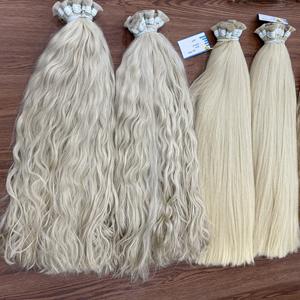 คุณภาพสูง!!! ต่อผมมนุษย์หยักจํานวนมากไม่มีผ้า 100% ต่อผมจํานวนมากเวียดนามที่ยังไม่ได้รับการแปรรูปสําหรับร้านเสริมสวย - Product Image 2