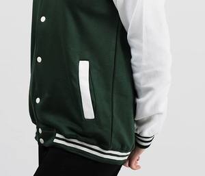 Chaqueta universitaria con forro de lino transpirable de primera calidad para mujer, logotipo personalizado bordado, ropa informal larga, servicio OEM sólido disponible - Product Image 6