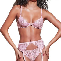 Conjunto de Lencería Sexy de Dos Piezas, Sujetador Sin Varillas y Tanga, para Uso Diario, para Mujer, Día de San Valentín 2023