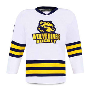 Haute Qualité Personnalisé Dernier Produit Sublimation Hockey Sur Glace Jersey Impression À Séchage Rapide OEM Sport Slim Fit Hockey Jersey - Product Image 1