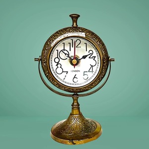 Reloj de pared antiguo de lujo, Reloj clásico hecho a mano, elegante reloj decorativo para chimenea, decoración Vintage para el hogar - Product Image 6