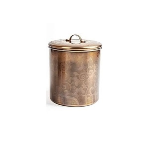 Ensemble de bidons en cuivre Signature avec un savoir-faire unique et une apparence luxueuse donnant une sensation de qualité au rangement quotidien - Product Image 6