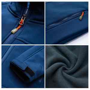 Veste d'extérieur rembourrée de haute qualité OEM pour hommes et femmes, coupe-vent, veste zippée - Product Image 4