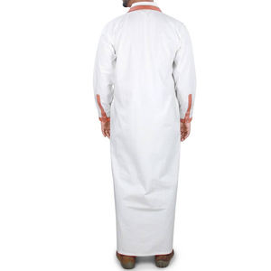 Nuevo Diseño de Thobes Islámicos para Hombre, Jubbah Otoñal, Talla Grande, Estilo Urbano, Manga Larga, Proveedor Mayorista - Product Image 6