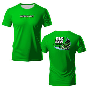 Camisetas de pesca de ajuste seco con estampado de camuflaje de poliéster UPF 50 + personalizadas, camiseta de pesca de media manga con capucha, camisetas de pesca al aire libre Anti UV - Product Image 3