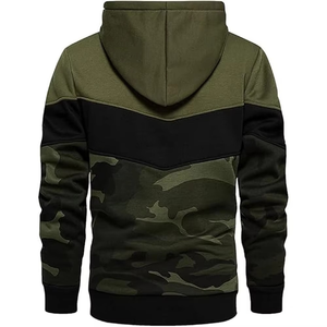 Stylish Unisex Oversized Pullover Streetwear Fleece Puff Printing Eco-Friendly Lined Sweatshirt Wholesale Custom Color Block - Product Image 6