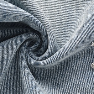 Veste en cuir Y2K ornée de strass sur la couture latérale pour toile, coupe ample, jambe droite, délavage clair, imperméable, grandes tailles - Product Image 6